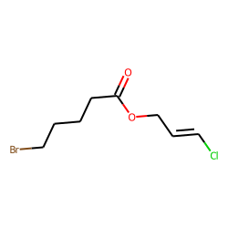 5-Bromovaleric acid, 3-chloroprop-2-enyl ester