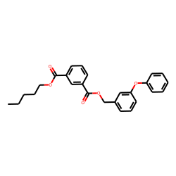 Isophthalic acid, pentyl 3-phenoxybenzyl ester