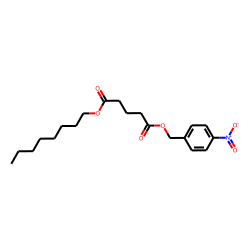 Glutaric acid, 4-nitrobenzyl octyl ester