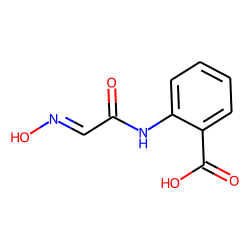 Benzoic acid, 2-hydroximinoacetylamino-