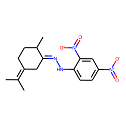 Pulegone, 2,4-dinitrophenyl hydrazone