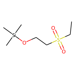 2-Ethylsulfonylethanol, trimethylsilyl ether
