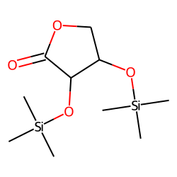 Erythronic acid, 1,4-lactone, TMS