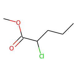 2-chloropentanoic acid, methyl ester