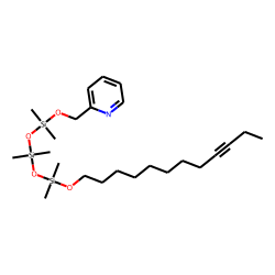 9-Dodecyn-1-ol, dimethyl(dimethyl(dimethyl(pyrid-2-ylmethoxy)silyloxy)silyloxy)silyl ether