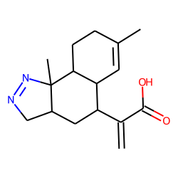 Pyrazoline (diazomethane adduct of amorpha-4,9,11-trien-12-carboxylic acid)