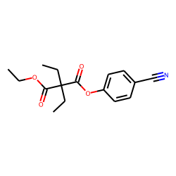 Diethylmalonic acid, 4-cyanophenyl ethyl ester
