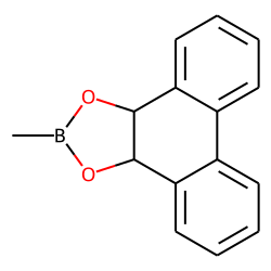 trans-Phenanthrene, 9,10-dihydro-9,10-diol, methylboronate