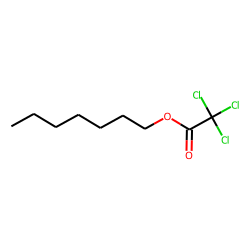 Acetic acid, trichloro-, heptyl ester