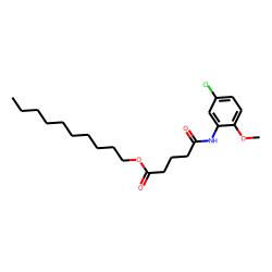 Glutaric acid, monoamide, N-(5-chloro-2-methoxyphenyl)-, decyl ester