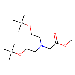 2-(Bis[2-(trimethylsilyl)oxyethyl]amino)acetic acid, methyl ester