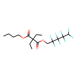 Diethylmalonic acid, butyl 2,2,3,3,4,4,5,5-octafluoropentyl ester