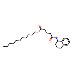 Glutaric acid monoamide, N-(1,2,3,4-tetrahydronaphth-1-yl)-, undecyl ester