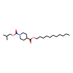 Isonipecotic acid, N-isobutoxycarbonyl-, undecyl ester