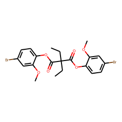 Diethylmalonic acid, di(4-bromo-2-methoxyphenyl) ester