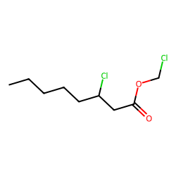 CHLOROMETHYL 3-CHLORO-OCTANOATE