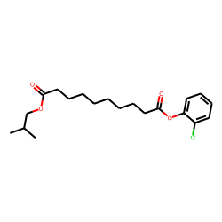 Sebacic acid, 2-chlorophenyl isobutyl ester