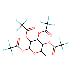 L-(-)-Fucopyranose, tetrakis(trifluoroacetate) (isomer 1)