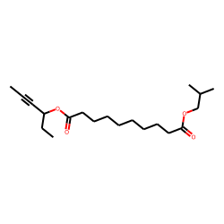 Sebacic acid, hex-4-yn-3-yl isobutyl ester