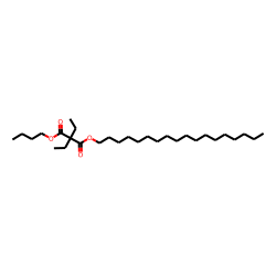 Diethylmalonic acid, butyl octadecyl ester