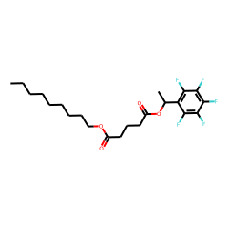 Glutaric acid, nonyl 1-(pentafluorophenyl)ethyl ester