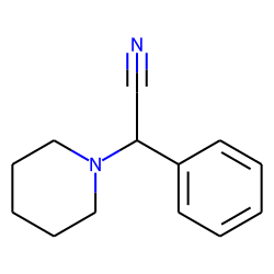 1-Piperidineacetonitrile, «alpha»-phenyl-