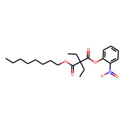 Diethylmalonic acid, 2-nitrophenyl octyl ester