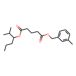 Glutaric acid, 3-methylbenzyl 2-methylhex-3-yl ester