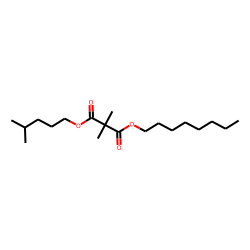 Dimethylmalonic acid, isohexyl octyl ester
