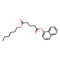 Glutaric acid, hexyl 1-naphthyl ester
