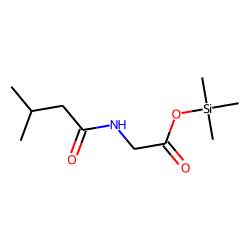 Glycine, N-(3-methyl-1-oxobutyl)-, trimethylsilyl ester