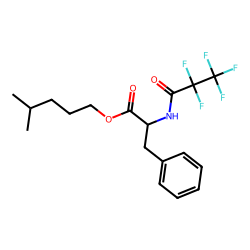 L-Phenylalanine, N-pentafluoropropionyl-, isohexyl ester