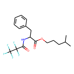 l-Phenylalanine, n-pentafluoropropionyl-, isohexyl ester