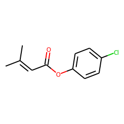 3-Methylbut-2-enoic acid, 4-chlorophenyl ester