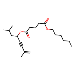 Glutaric acid, 2,7-dimethyloct-5-yn-7-en-4-yl hexyl ester