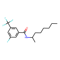 3-Fluoro-5-trifluoromethylbenzamide, N-(2-octyl)-