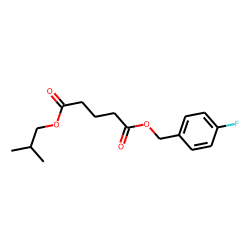 Glutaric acid, 4-fluorobenzyl isobutyl ester