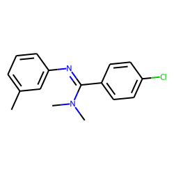 N,N-Dimethyl-N'-(3-methylphenyl)-p-chlorobenzamidine
