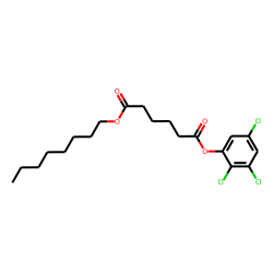 Adipic acid, octyl 2,3,5-trichlorophenyl ester