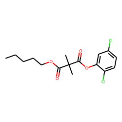 Dimethylmalonic acid, 2,5-dichlorophenyl pentyl ester