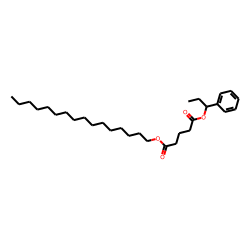 Glutaric acid, hexadecyl 1-phenylpropyl ester