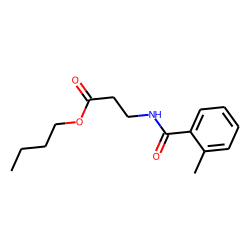 «beta»-Alanine, N-(2-methylbenzoyl)-, butyl ester