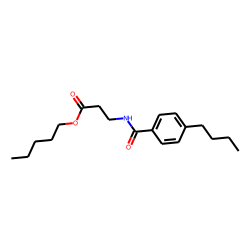 «beta»-Alanine, N-(4-butylbenzoyl)-, pentyl ester