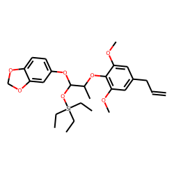 2-(4-Allyl-2,6-dimethoxy-phenoxy)-1 -benzo[1,3]dioxol-5-yl-propan-1-ol, TES