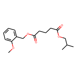 Glutaric acid, isobutyl 2-methoxybenzyl ester
