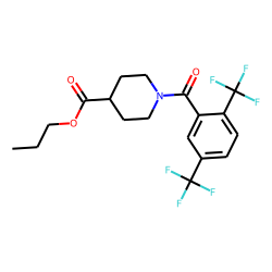 Isonipecotic acid, N-(2,5-di(trifluoromethyl)benzoyl)-, propyl ester