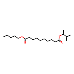Sebacic acid, 3-methylbut-2-yl pentyl ester