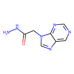 Acetic acid, 9h-purine-9-yl-, hydrazide