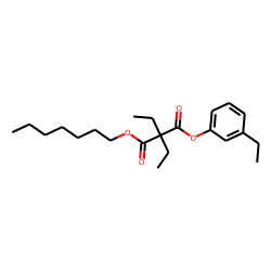 Diethylmalonic acid, 3-ethylphenyl heptyl ester
