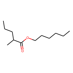 Pentanoic acid, 2-methyl, hexyl ester